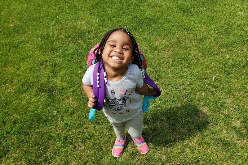 Mia at school